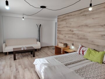 Monthly Apartment Rentals: Studio with bathroom and balcony 